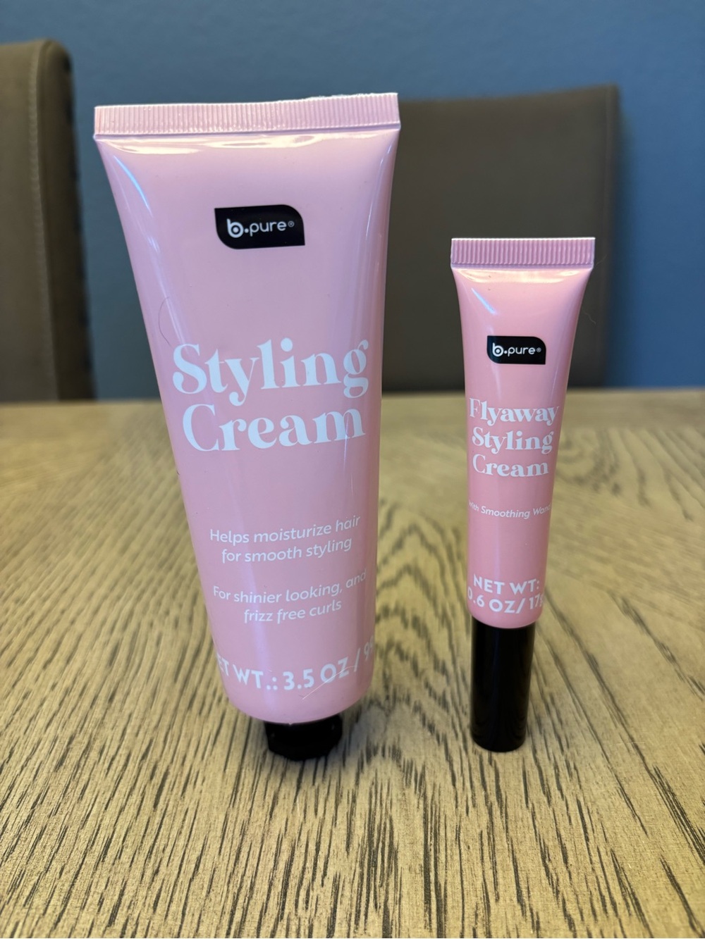 B.Pure Hair Styling Cream & Flyaway Styling Cream Set Frizz Control NEW